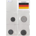 Serietta Reich composta da 1 - 5 - 10 - 50 Reichspfennig circolate